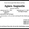 Waechter Agnes 1927-1997 Todesanzeige